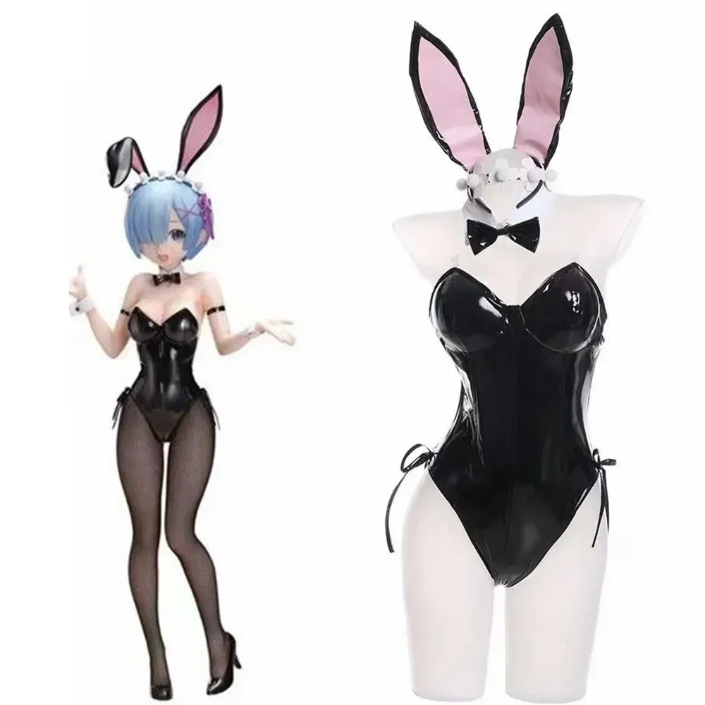 Costume Anime Cosplay - ชุดคอสเพลย์เรม บันนี่เกิร์ล จากอนิเมะเรื่อง Re:Life In A