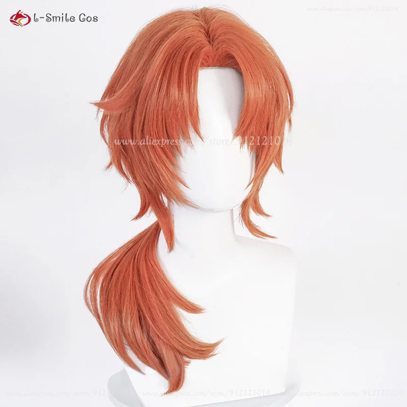 Anime Cosplay Orange Hair - เซียวเซียวอะนิเมะฮานาโกะคุง อาโออิ อาคาเนะคอสเพลย์วิกผมยาวสีส้มเข้มทนความร้อนผมสังเคราะห์วิกผมฮาโลวีนสำหรับผู้ชายผู้หญิง+