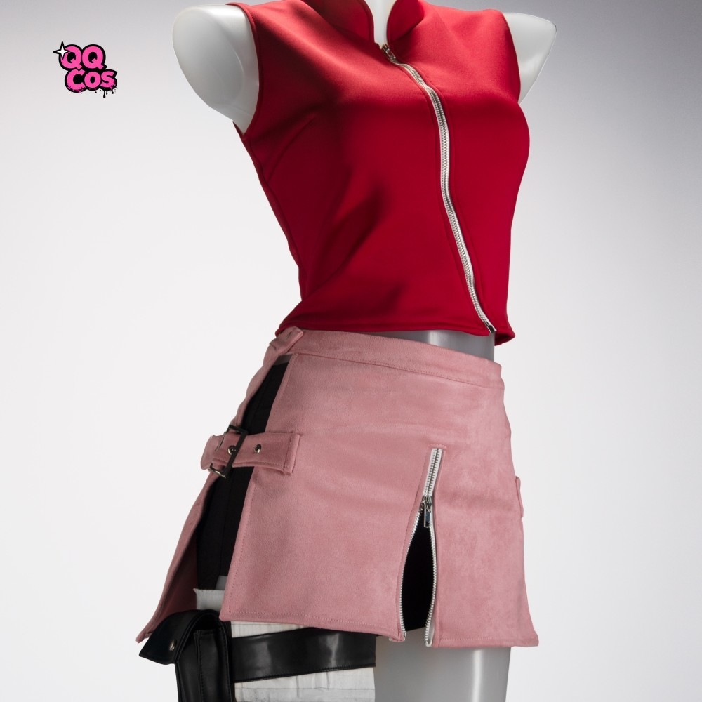 Anime Cosplay Easy - อะนิเมะคอสเพลย์ซีรีส์: NS Shippuden-Haruno Sakura คอสเพลย์เครื่องแต่งกายชุดเต็ม QQcos