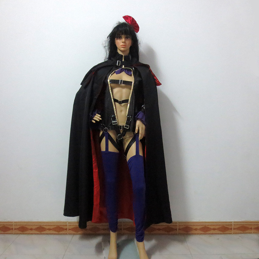 Anime Cosplay Nome - Macross Frontier Sheryl Nome สีดํากระต่ายคริสต์มาสปาร์ตี้ฮาโลวีนชุดเครื่องแต่งกาย COSPLAY