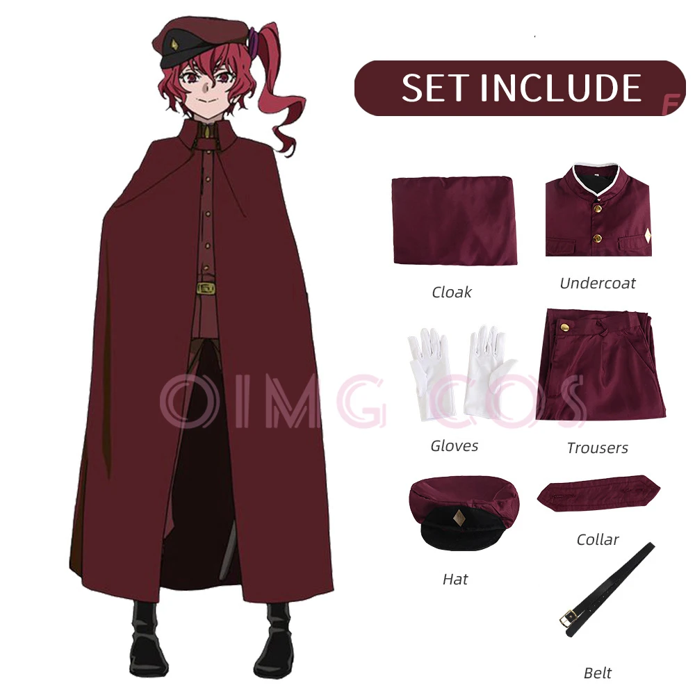 Costume Anime Cosplay - โอคุระ เทรุโกะคอสเพลย์ ซุเอฮิโระ เทคโชะเครื่องแต่งกายบุงโก สเตรย์ ด็อกส์วิกผมผู้ใหญ่