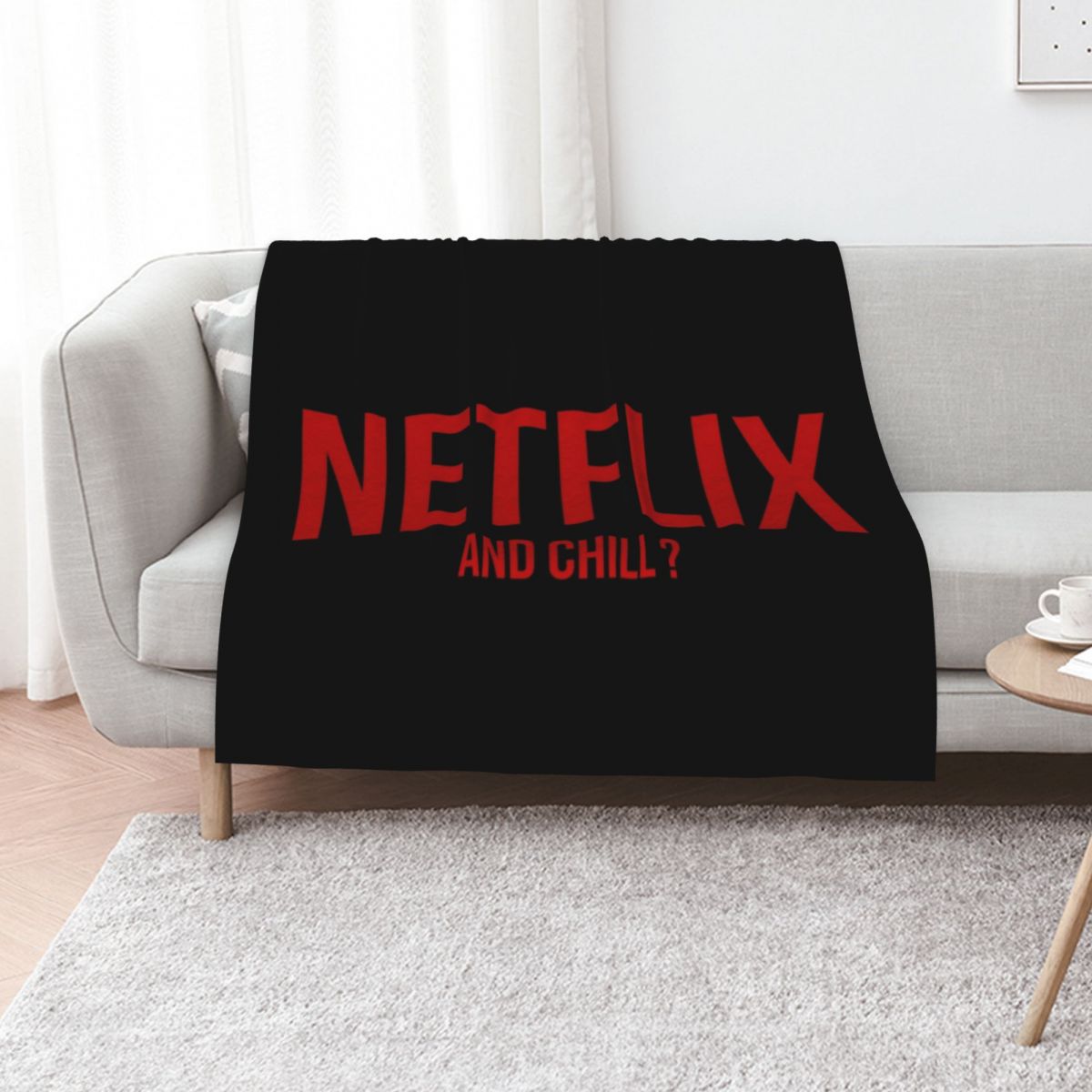 Anime Cosplay Netflix - ผ้าห่ม Netflix and Chill ของขวัญสุดฮา ชุดเครื่องนอน