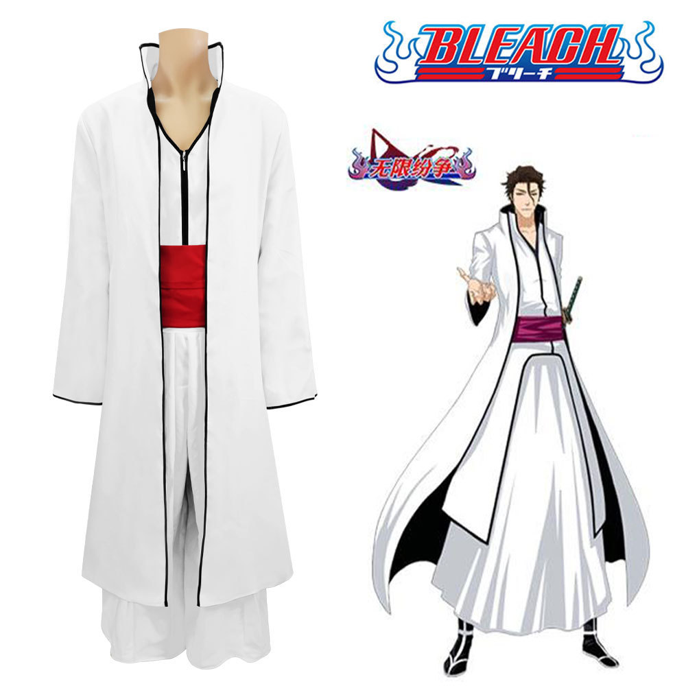 Bleach Captain Coat - ชุดกัปตันหน่วยฆ่ามรณะ ไอเซ็น โซสุเกะ อาร์แรนคาร์ คอส คิโมโน