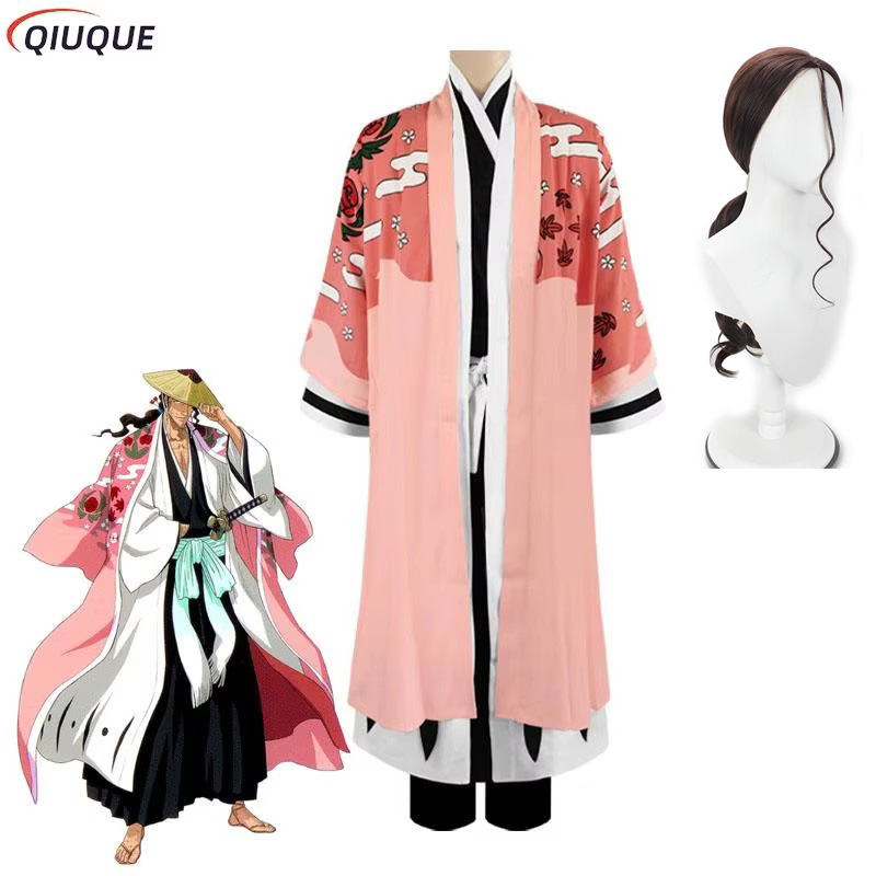Bleach Captain Coat - Kyoraku Shunsui คอสเพลย์ Bleach พันปีสงครามเลือด Arc