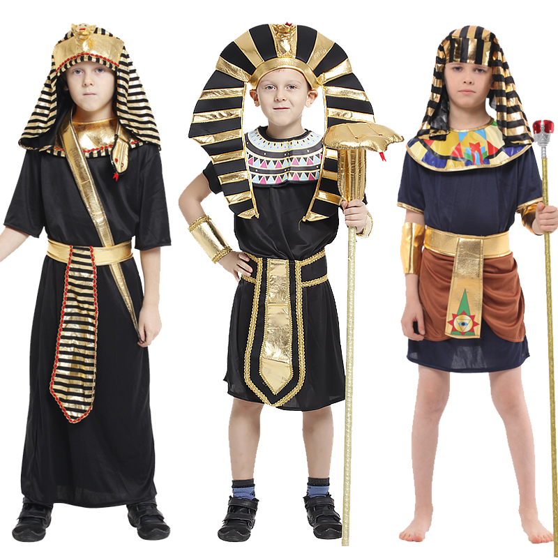 Egypt Cosplay Anime - ชุดแฟนซีฟาโรห์อียิปต์สำหรับเด็ก ชุดคลีโอพัตรา เจ้าชาย เจ้าหญิง คอสเพลย์อนิเมะ งานปาร์ตี้