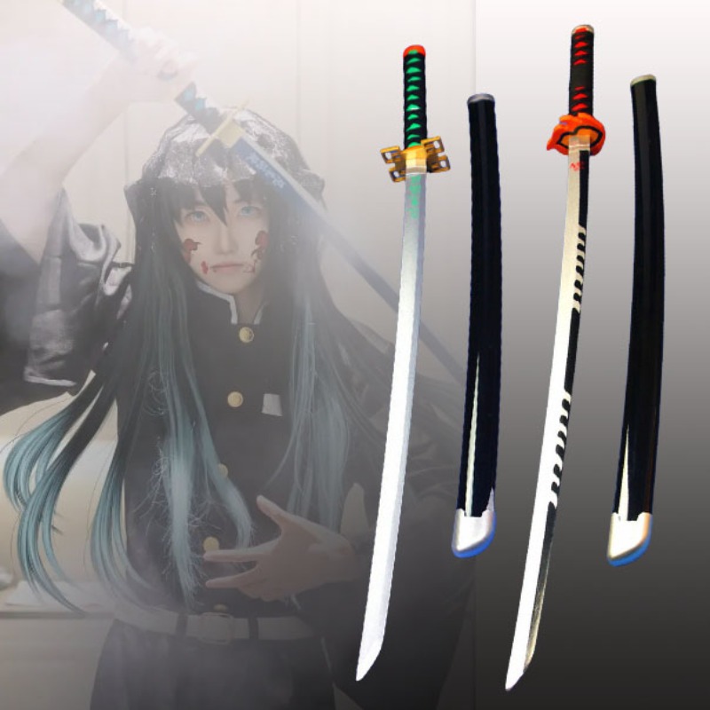 Anime Cosplay Real - 41in/104 ซม.Demon Slayer Katana Anime Ninja