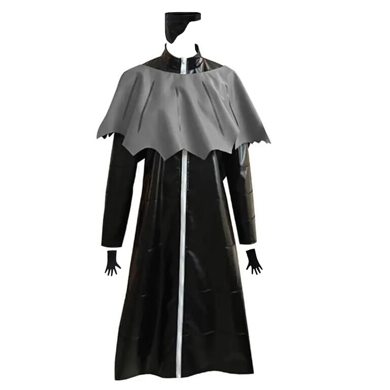 Bleach Captain Coat - อะนิเมะคอสเพลย์ Aizen โซซึเกะหนังชุดเครื่องแต่งกายเสื้อคลุมแจ็คเก็ต Man Sosuke พันปีสงครามเลือดปาร์ตี้ฮาโลวีนคริสต์มาสชุด
