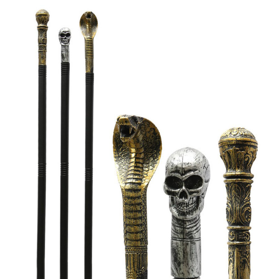 Egypt Cosplay Anime - ฮาโลวีน Cobras Wands อียิปต์พนักงาน Scepter ที่ถอดออกได้