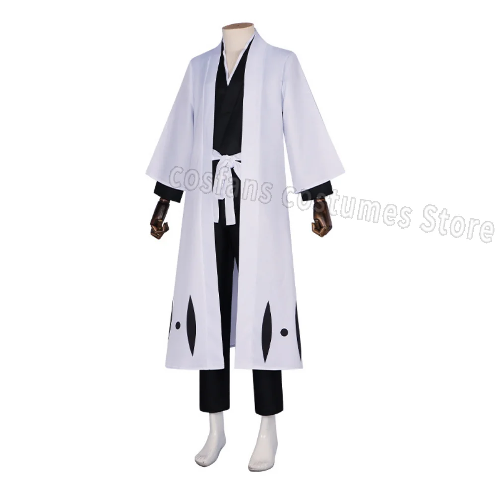 Bleach Captain Coat - ชุดคอสเพลย์เดธไอเซ็น โซซึเกะ พร้อมวิกผม คอสเพลย์ Bleach สงครามเลือดพันปี