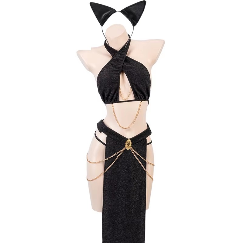 Egypt Cosplay Anime - AniLV 2023ผู้หญิงภาพยนตร์อียิปต์ Queen ชุดเครื่องแต่งกายสาวอะนิเมะโซ่กระโปรงชุดเครื่องแต่งกายคอสเพลย์