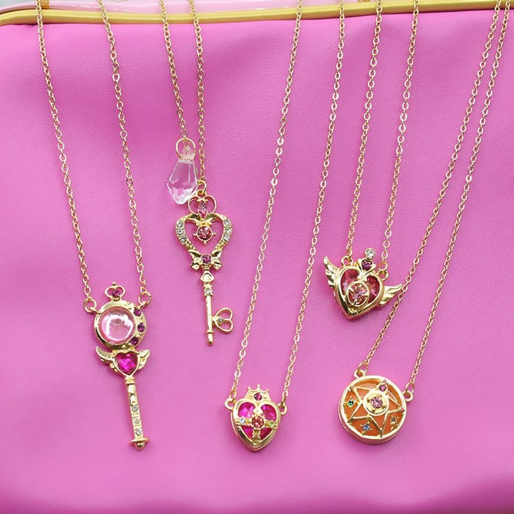 สร้อยคอจี้คอสเพลย์คริสตัลอะนิเ - Sailor Moon Wand บทวิจารณ์และราคา