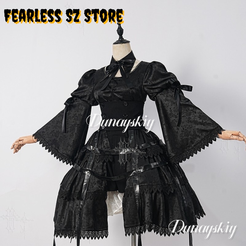 ชุดโกธิคสำหรับสาวๆ สำหรับงานฮา - Anime Cosplay Black Girl บทวิจารณ์และราคา