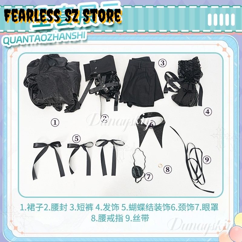 ชุดโกธิคสำหรับสาวๆ สำหรับงานฮา - Anime Cosplay Black Girl บทวิจารณ์และราคา