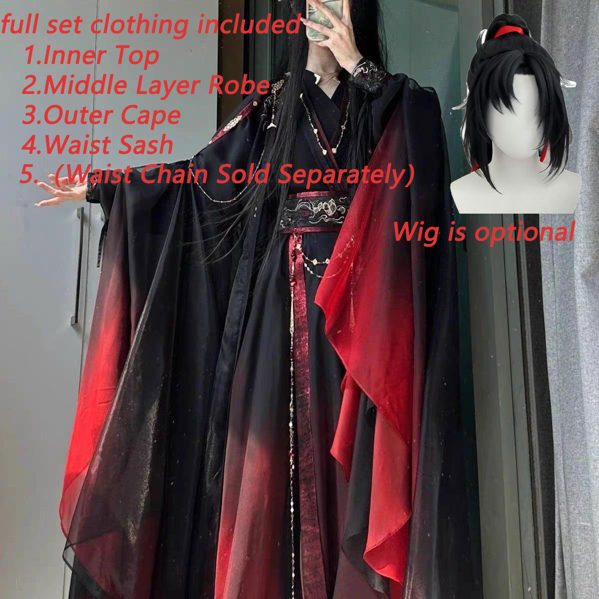 ชุดเสื้อคลุมเซียนเซี่ยจีนโบราณ - Anime Cosplay In Chinese บทวิจารณ์และราคา