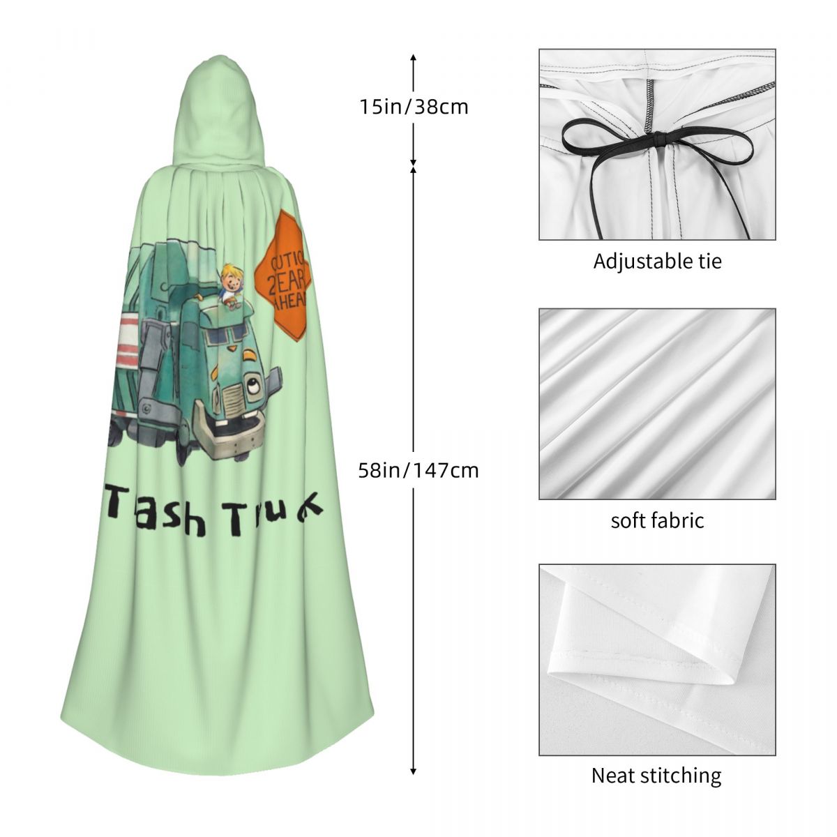 เสื้อคลุมยาวลายการ์ตูนรถขยะจาก - Anime Cosplay Netflix บทวิจารณ์และราคา