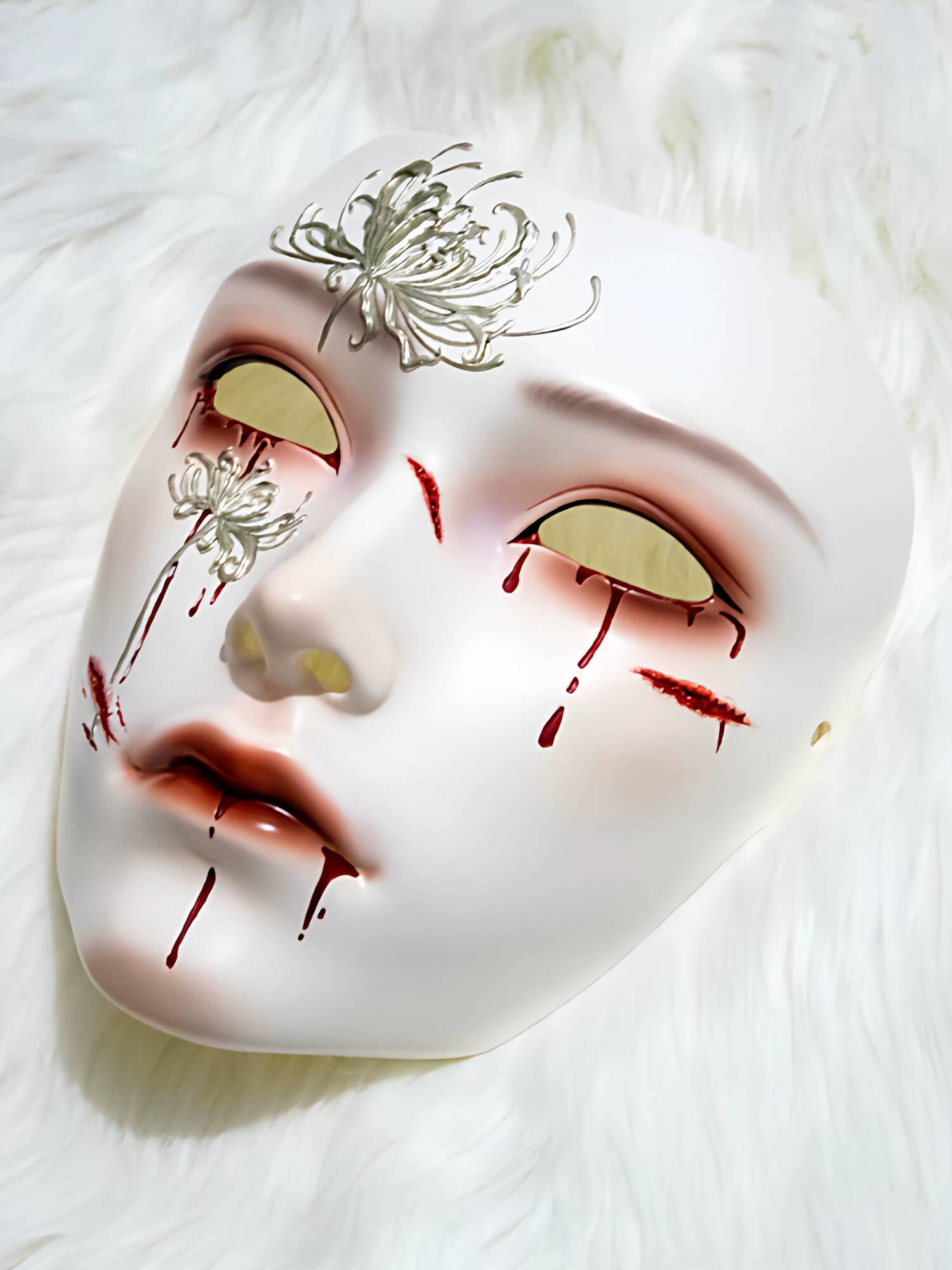 หน้ากากโบราณสไตล์โซลอาร์ติแฟคท - Anime Cosplay Mask บทวิจารณ์และราคา