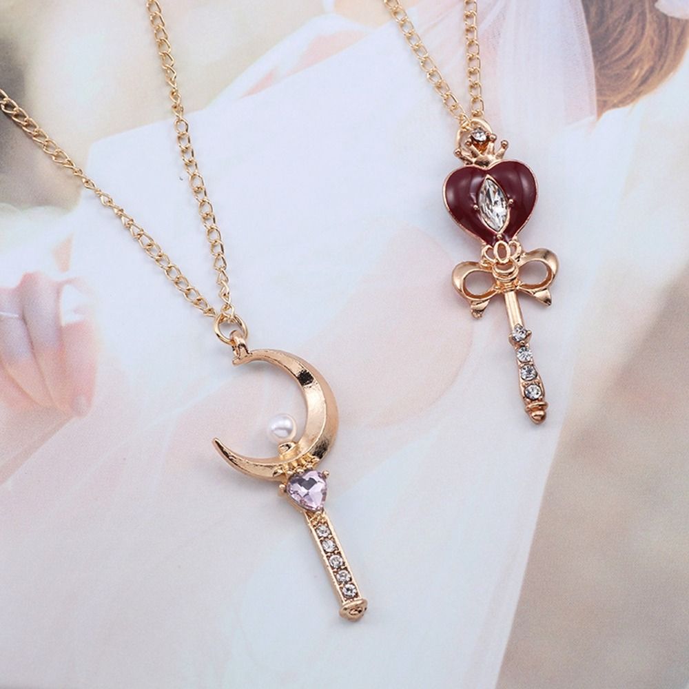 สร้อยคออนิเมะคริสตัลคอสเพลย์น่ - Sailor Moon Wand บทวิจารณ์และราคา