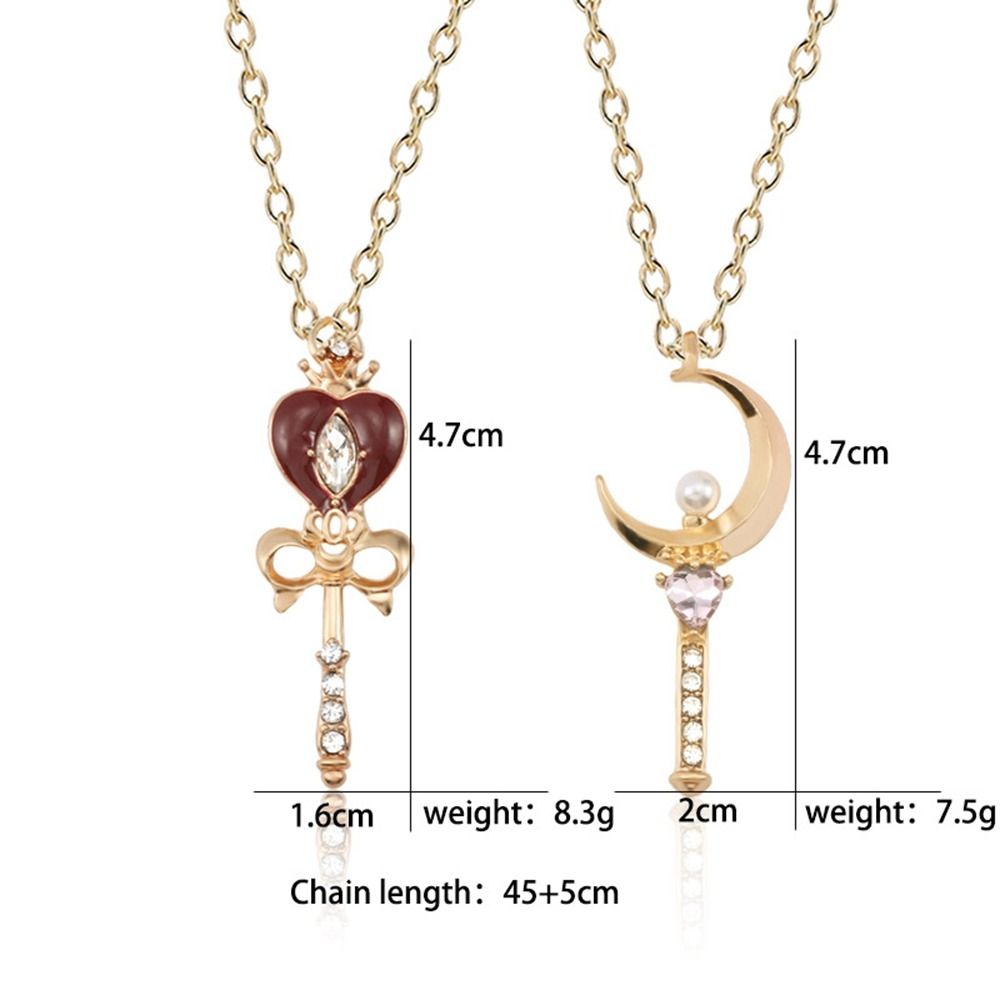 สร้อยคออนิเมะคริสตัลคอสเพลย์น่ - Sailor Moon Wand บทวิจารณ์และราคา