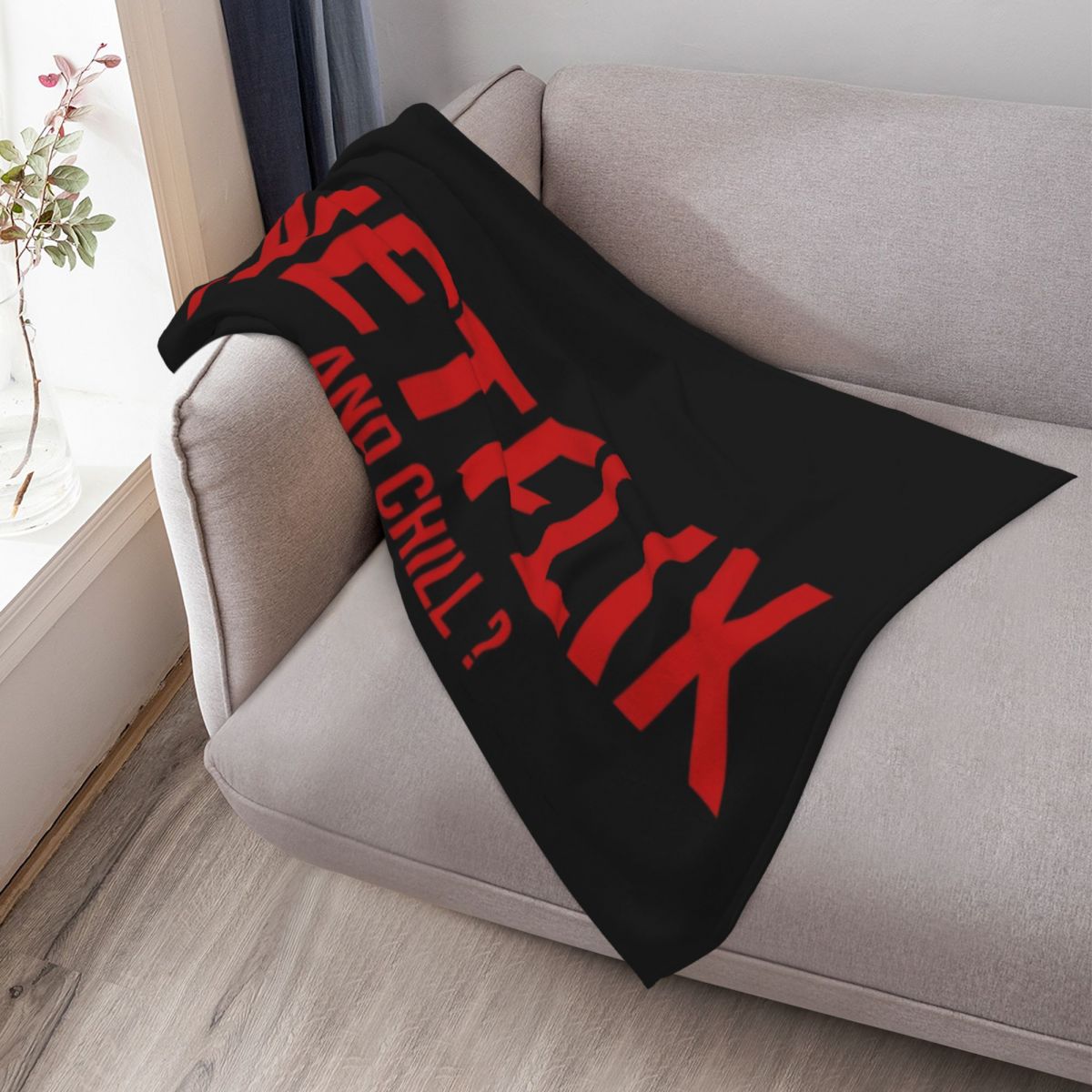 ผ้าห่ม Netflix and Chill ของขว - Anime Cosplay Netflix บทวิจารณ์และราคา