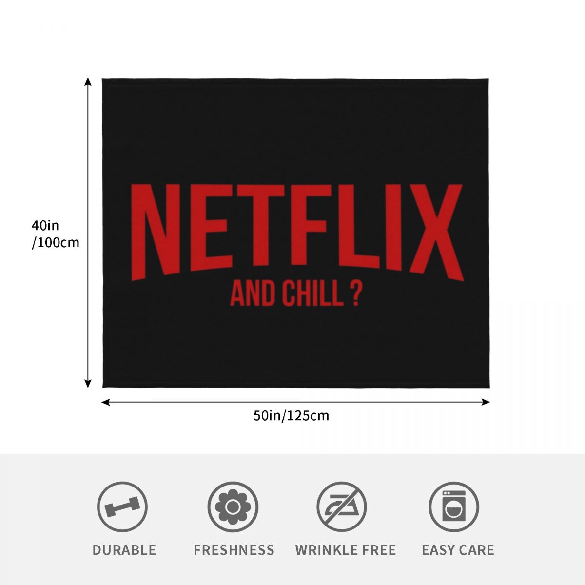 ผ้าห่ม Netflix and Chill ของขว - Anime Cosplay Netflix บทวิจารณ์และราคา