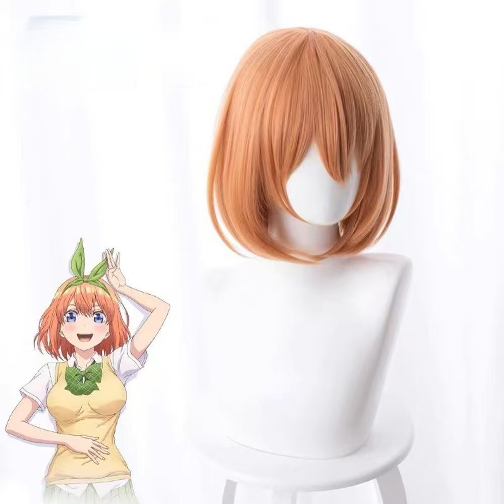 วิกคอสเพลย์นาคาโนะ โยตสึบะ วิก - Anime Cosplay Orange Hair บทวิจารณ์และราคา