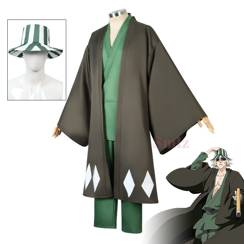 Urahara Kisuke คอสเพลย์อะนิเมะ - Bleach Captain Coat บทวิจารณ์และราคา