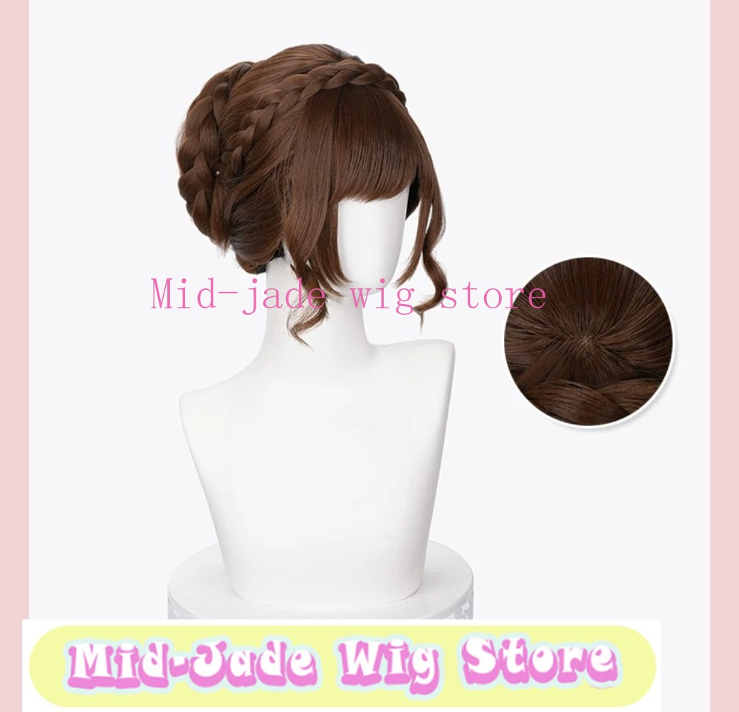 วิกผมคอสเพลย์แอนนา สีน้ำตาล ทร - Anime Cosplay Realistic บทวิจารณ์และราคา