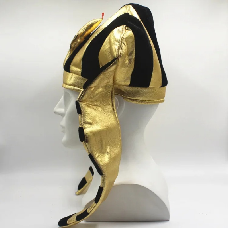 หมวกฟาโรห์อียิปต์ผ้าทอง สำหรับ - Egypt Cosplay Anime บทวิจารณ์และราคา