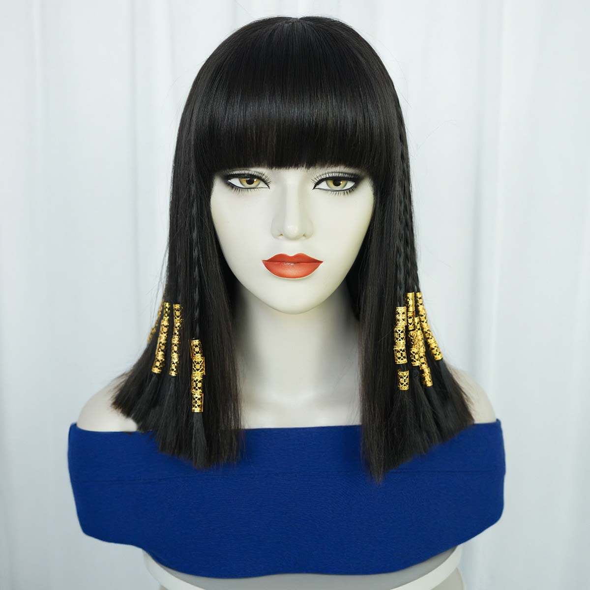 วิกผมแฟชั่นสำหรับผู้หญิง ชุดฮา - Egypt Cosplay Anime บทวิจารณ์และราคา