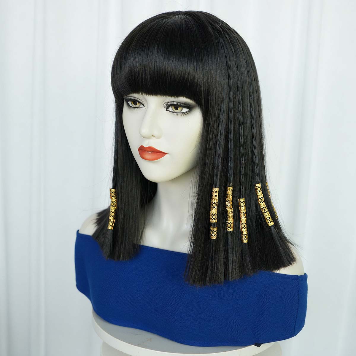 วิกผมแฟชั่นสำหรับผู้หญิง ชุดฮา - Egypt Cosplay Anime บทวิจารณ์และราคา