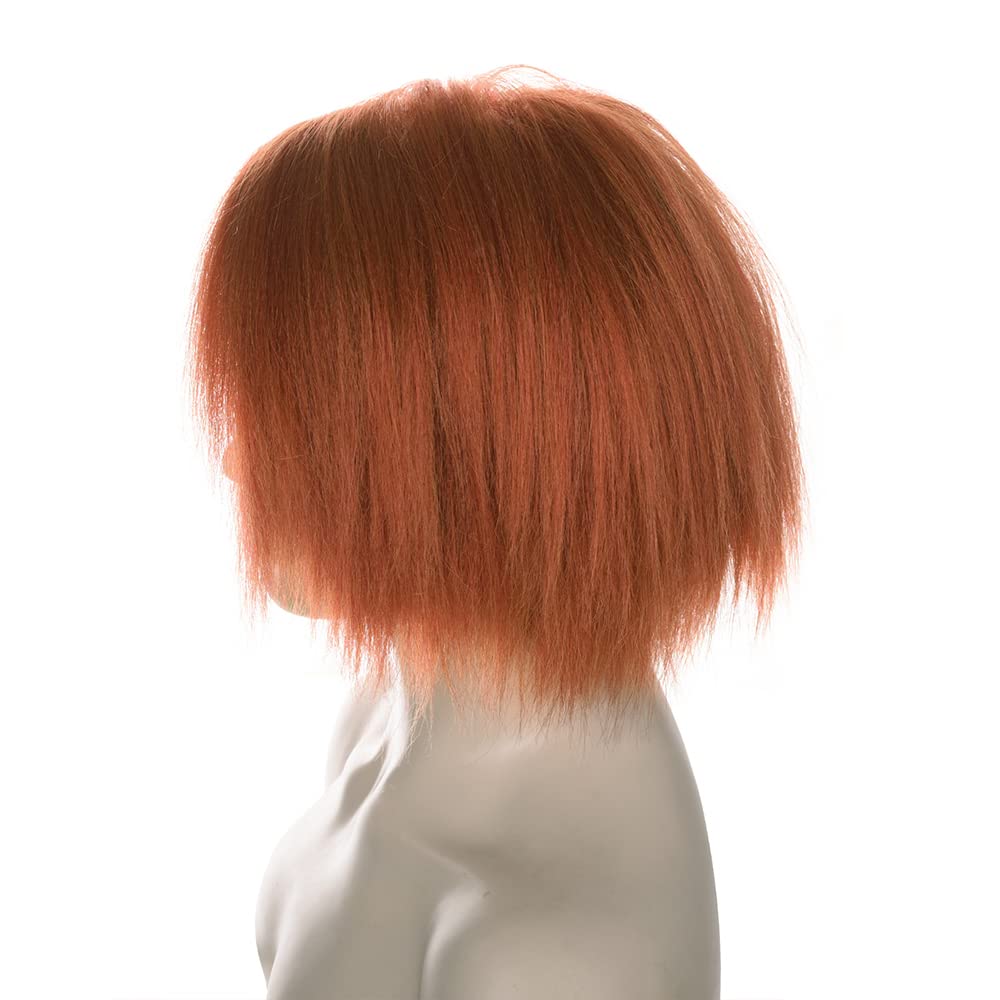 วิกผมสั้นสีส้มน้ำตาลสไตล์ยากิ  - Anime Cosplay Orange Hair บทวิจารณ์และราคา