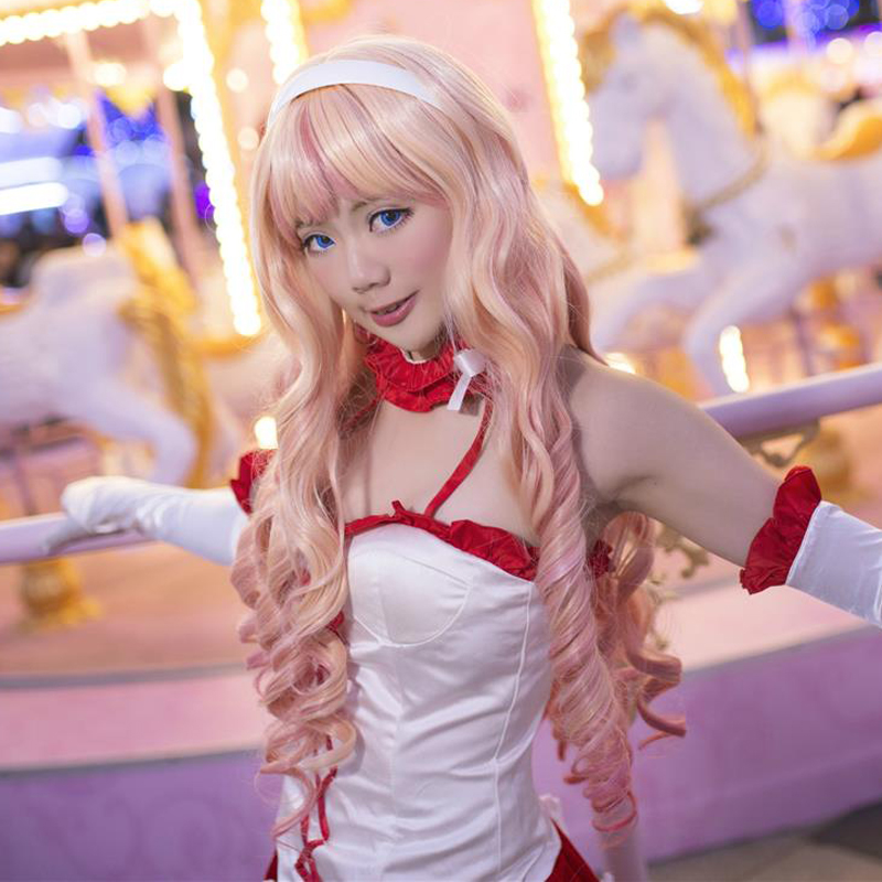 Macross F Sheryl Nome ยาว Wavy - Anime Cosplay Nome บทวิจารณ์และราคา