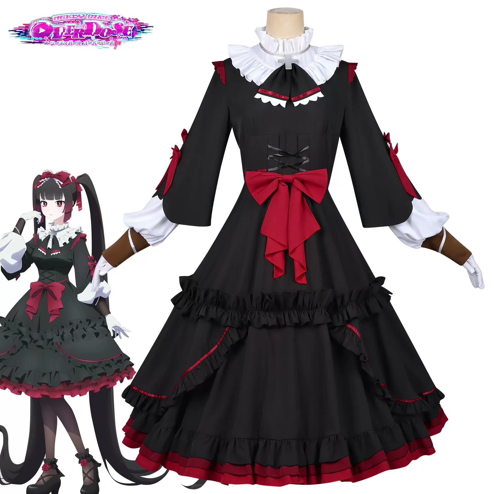 อะนิเมะนีดี้ เกิร์ล โอเวอร์ดอส - Anime Cosplay Black Girl บทวิจารณ์และราคา