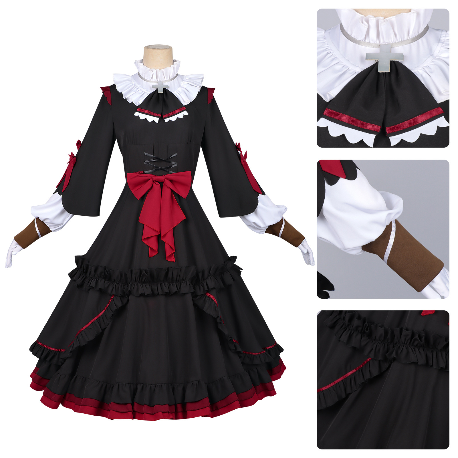 อะนิเมะนีดี้ เกิร์ล โอเวอร์ดอส - Anime Cosplay Black Girl บทวิจารณ์และราคา