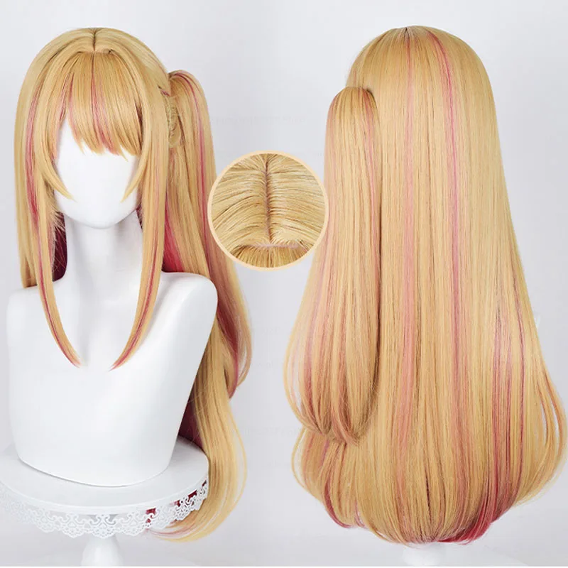 วิกผมอนิเมะ oshi NO Ko Hoshino - Anime Cosplay Orange Hair บทวิจารณ์และราคา