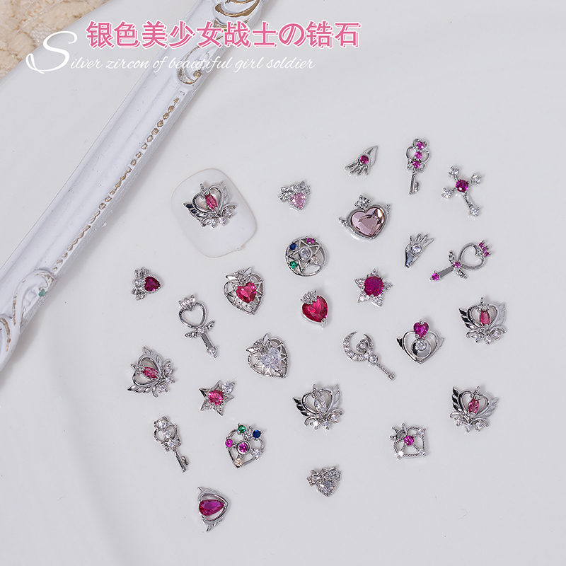 10 ชิ้น ชุดตกแต่งเล็บลายเซเลอร - Sailor Moon Wand บทวิจารณ์และราคา