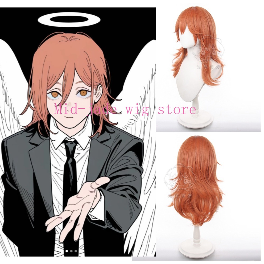 วิกผมคอสเพลย์อนิเมะนางฟ้า สีส้ - Anime Cosplay Orange Hair บทวิจารณ์และราคา