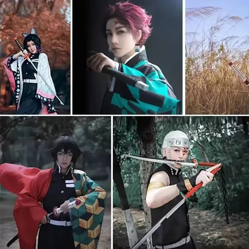 41in/104 ซม.Demon Slayer Katan - Anime Cosplay Real บทวิจารณ์และราคา