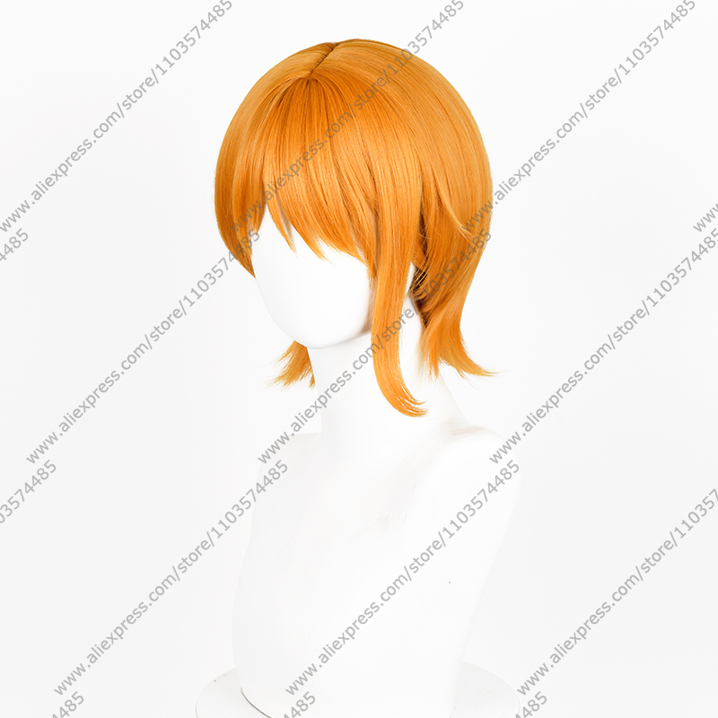 Anime Nami คอสเพลย์วิกผม 30 ซม - Anime Cosplay Orange Hair บทวิจารณ์และราคา