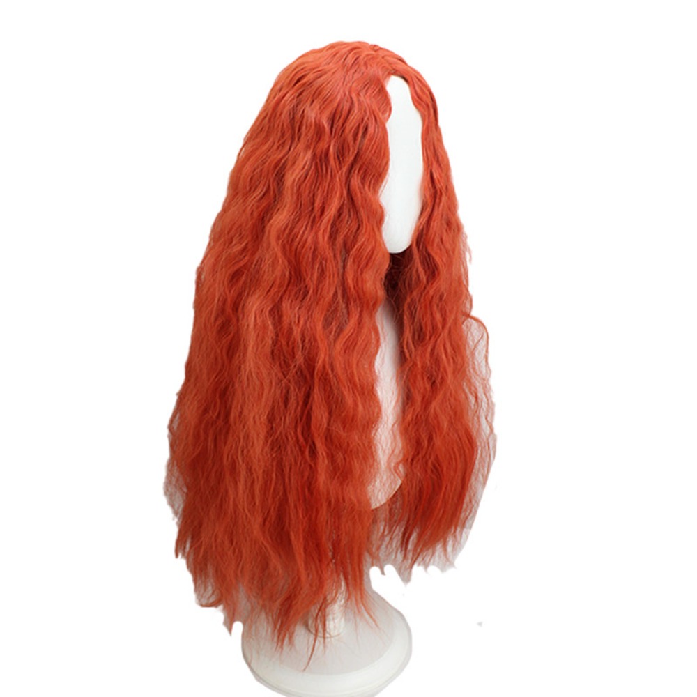 มาเลเนียคอสเพลย์วิกผมสีส้มสีแด - Anime Cosplay Orange Hair บทวิจารณ์และราคา
