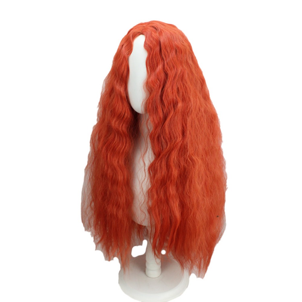 มาเลเนียคอสเพลย์วิกผมสีส้มสีแด - Anime Cosplay Orange Hair บทวิจารณ์และราคา